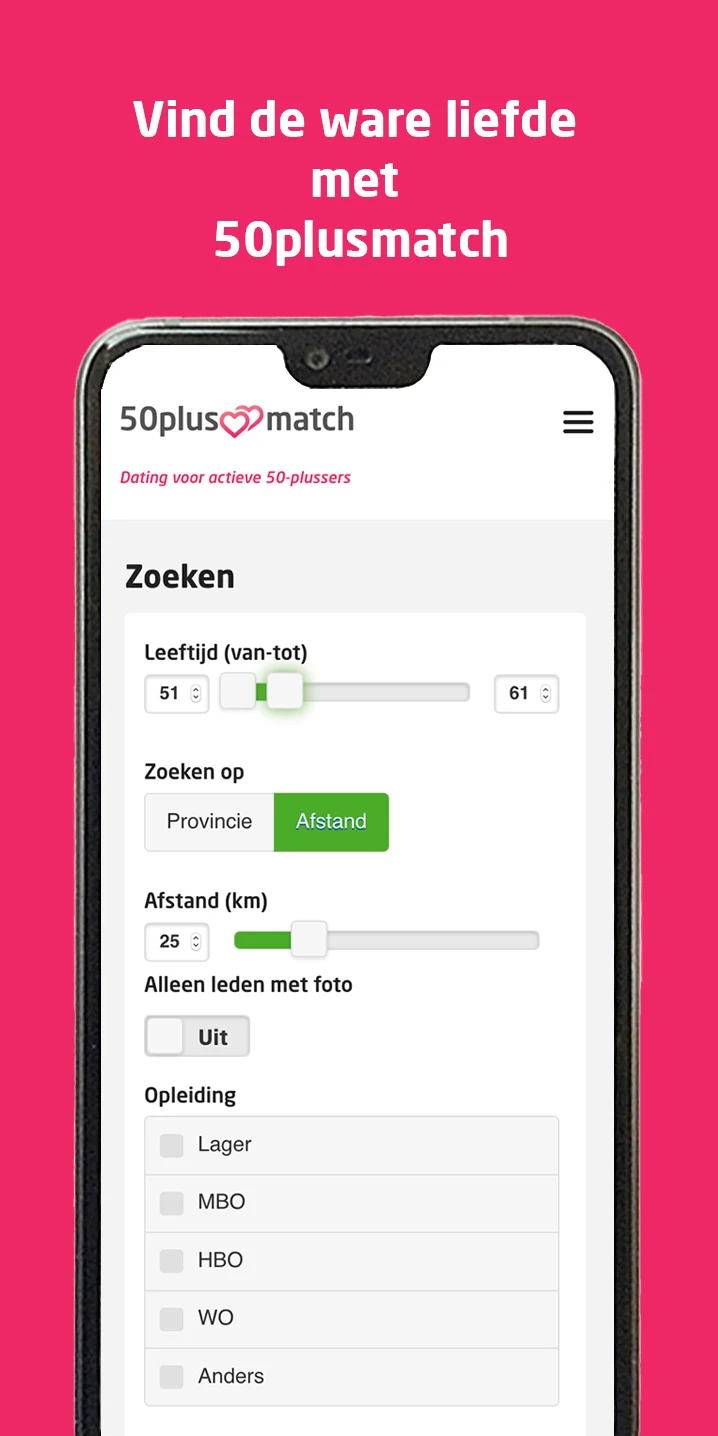 50PlusMatch Nederland screenshot